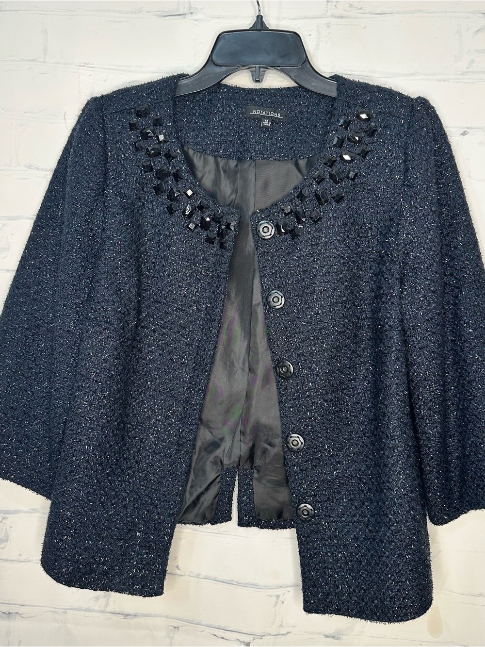 Women’s Notations Size Medium Black Blazer